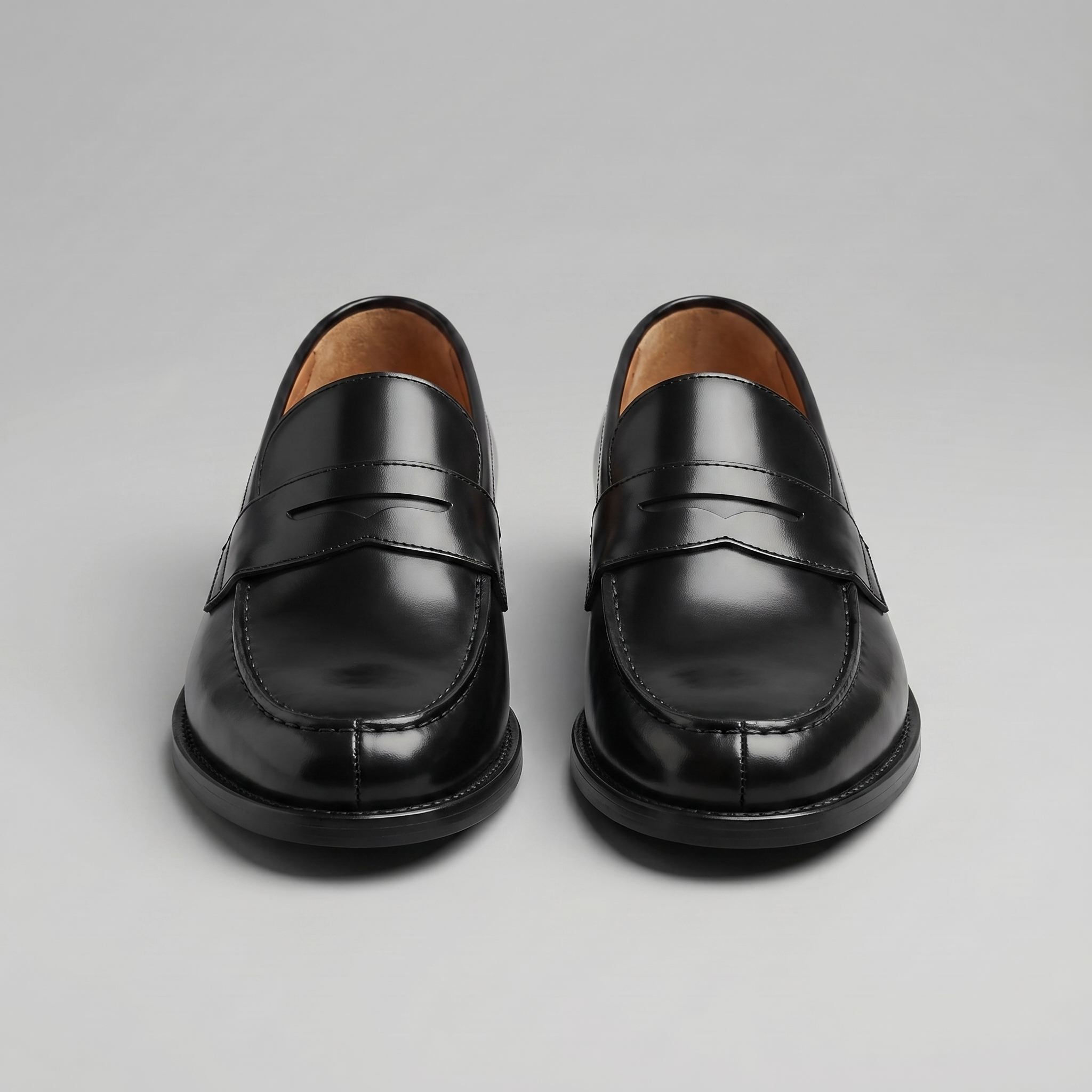 Mocassini penny uomo in pelle slip-on elegante