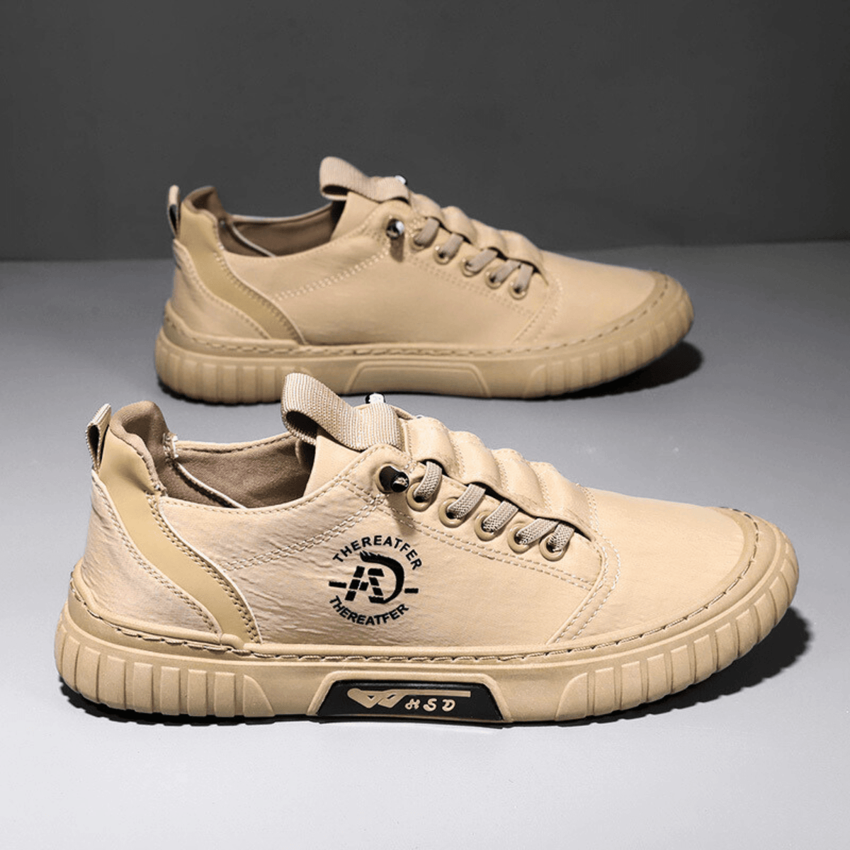 Sneakers uomo casual leggere con suola spessa